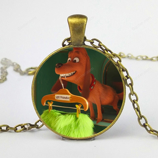 How The Grinches Stole glass Pendant necklace
