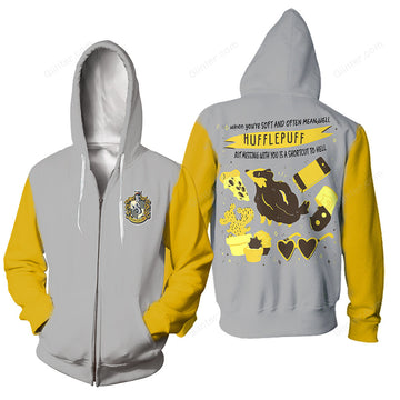 HUFFLEPUFF 3D ALL OVER PRINTED SHIRT