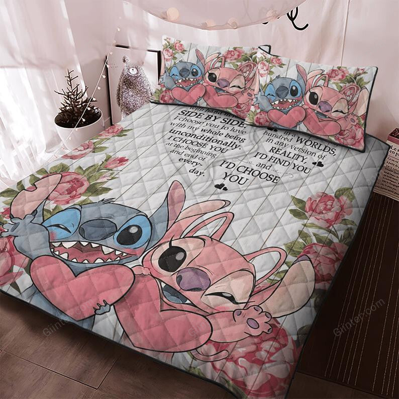 stitch bedding set