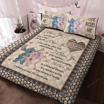 stitch bedding set