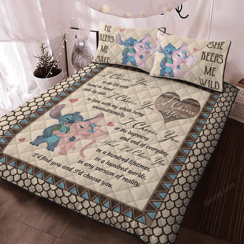 stitch bedding set
