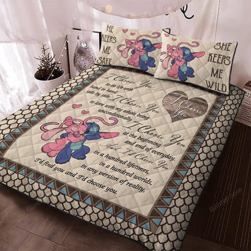 stitch bedding set