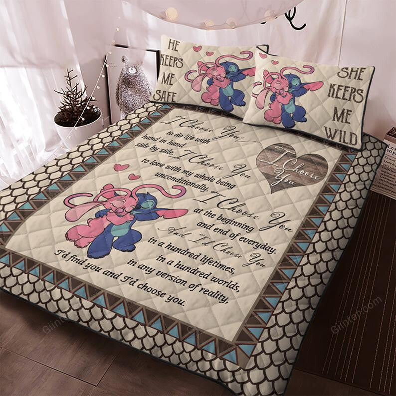 stitch bedding set