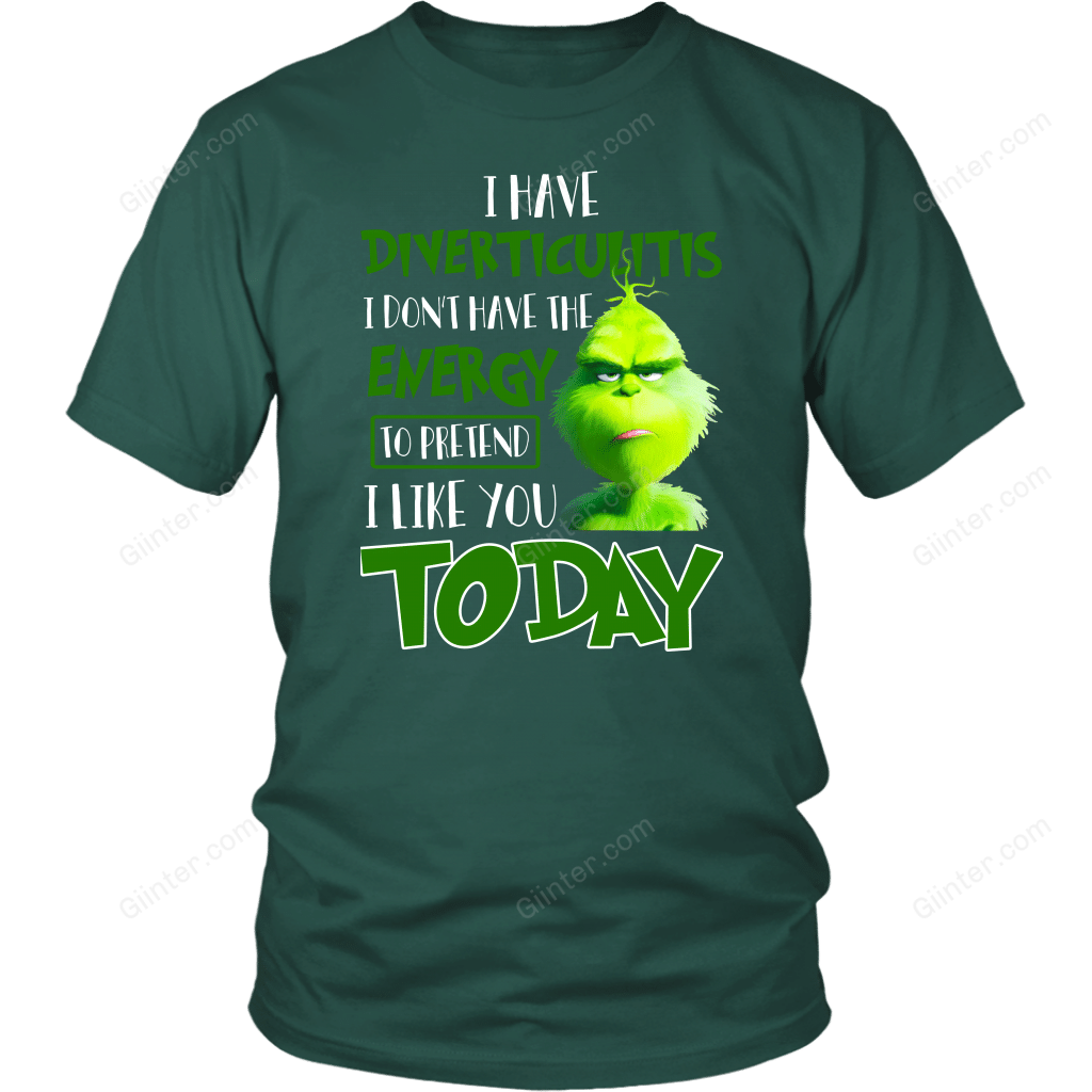I Have Diverticulitis .... Grinch T-Shirt