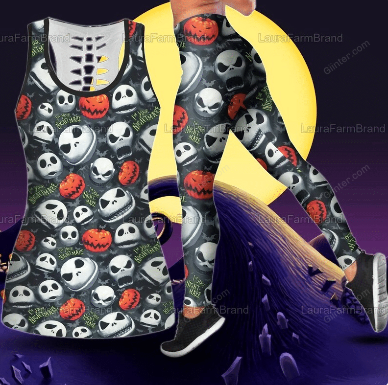 I'm Your Nightmare JS Faces Women Tank Top & Legging GINNBC98762