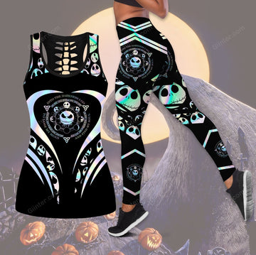 jack skellington tank top legging