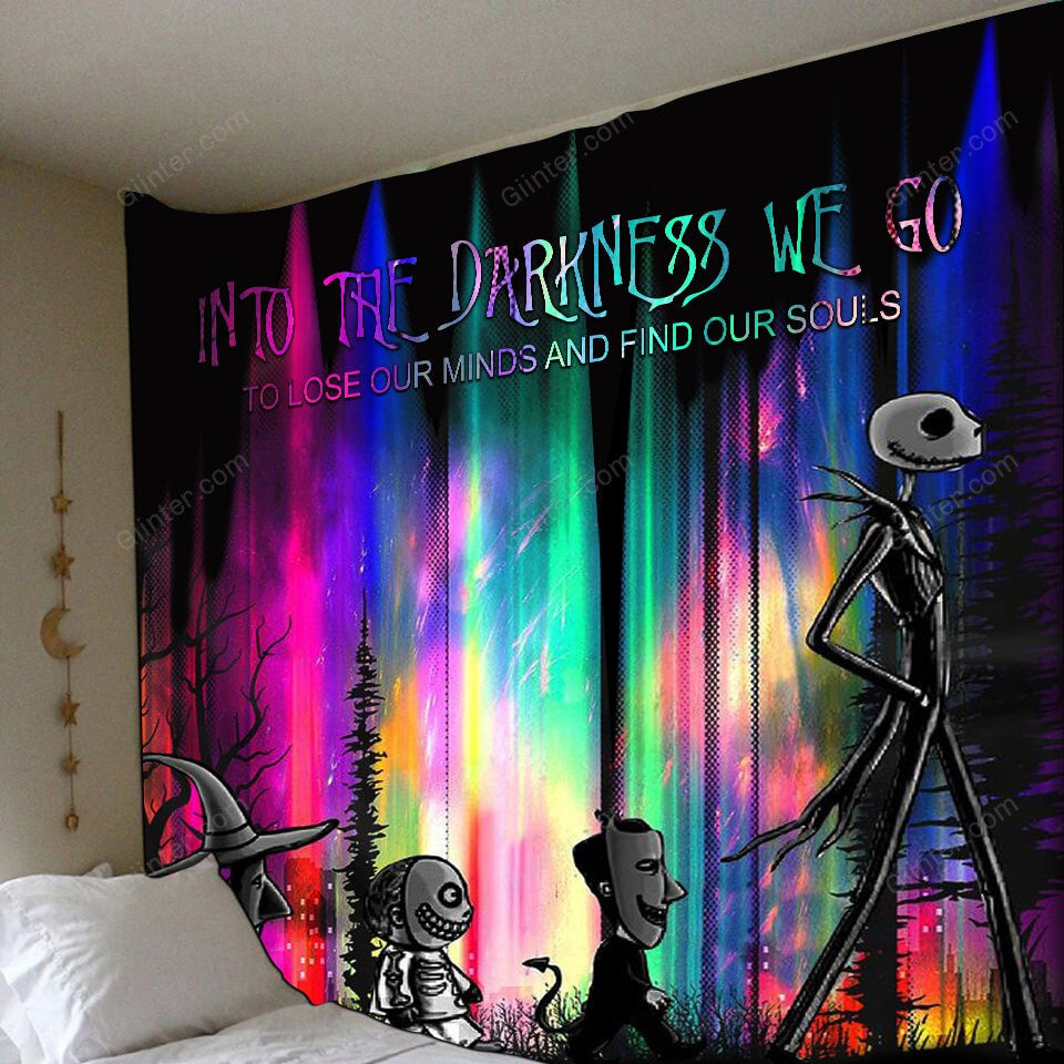 Into The Darkness We Go Tapestry All Over Printed GINNBC00525
