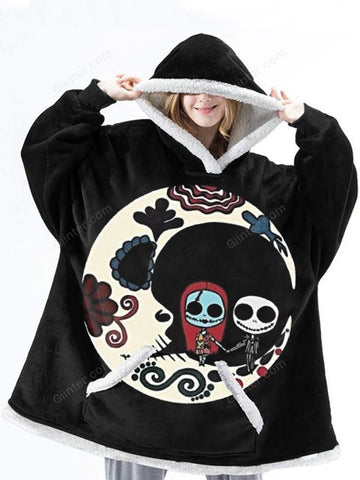 jack skellington blanket hoodie