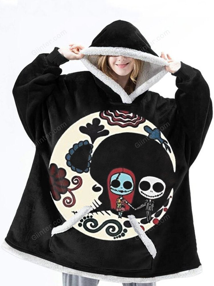jack skellington blanket hoodie