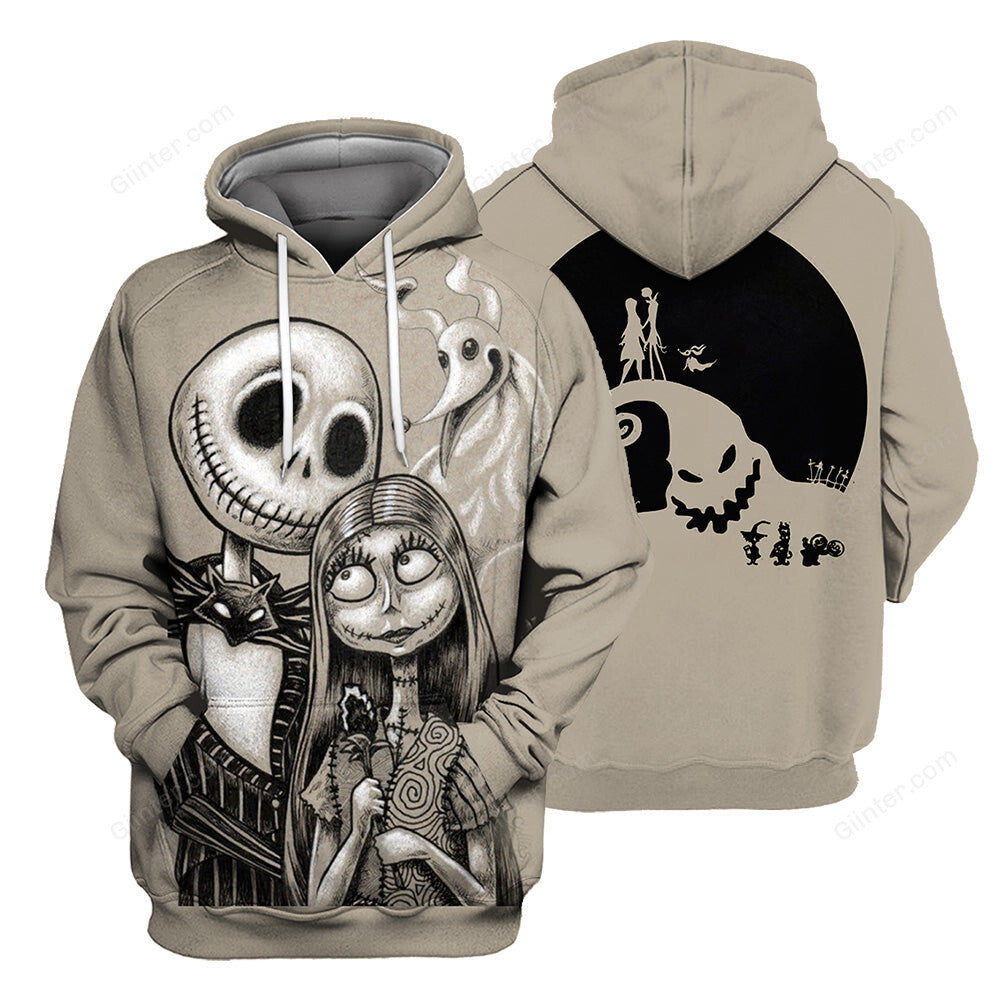 Jack & Sally Hoodie 3D All Over Printed Shirts For Men And Women 478