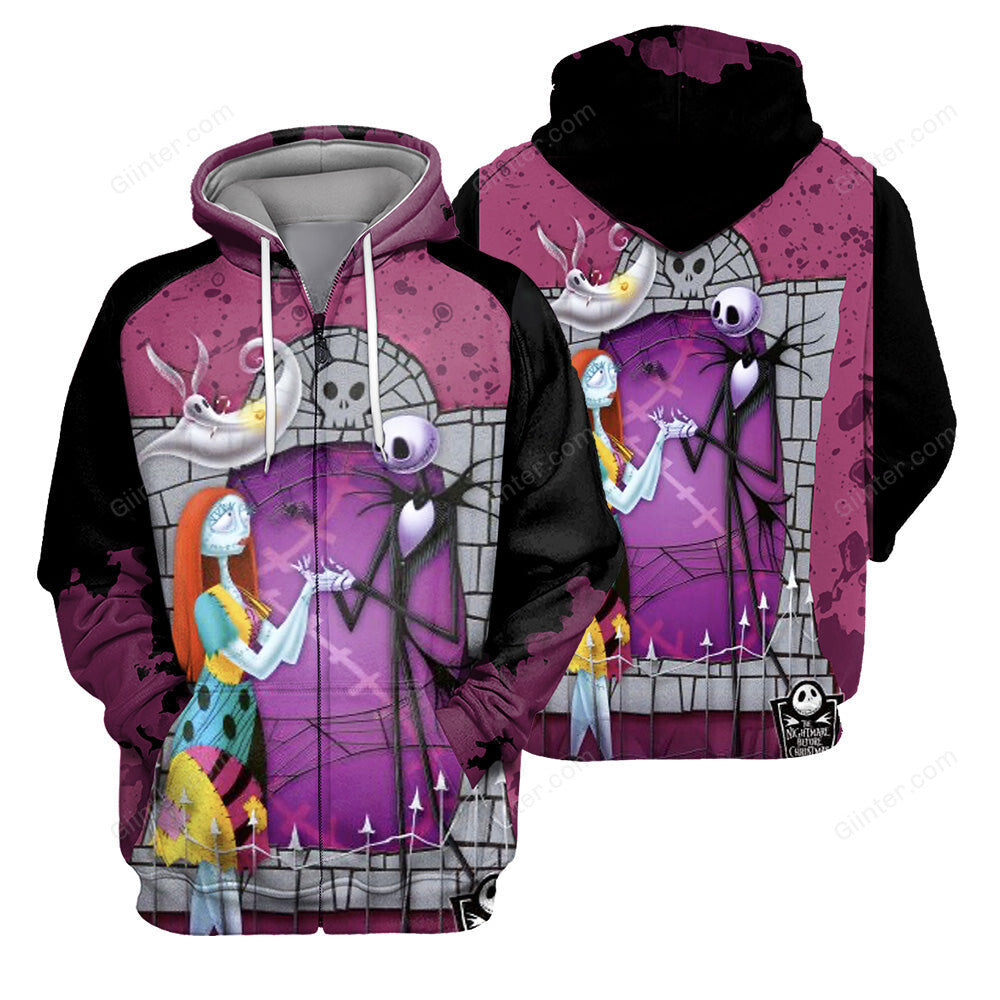 Jack & Sally Hoodie 3D All Over Printed Shirts For Men And Women 479