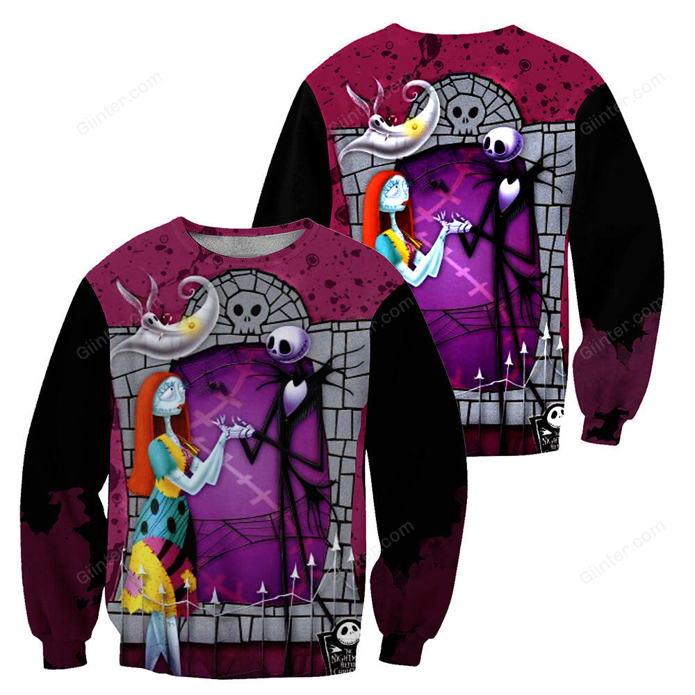 Jack & Sally Hoodie 3D All Over Printed Shirts For Men And Women 479