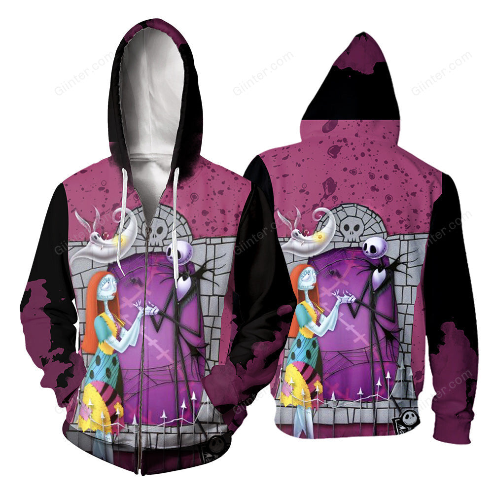 Jack & Sally Hoodie 3D All Over Printed Shirts For Men And Women 479