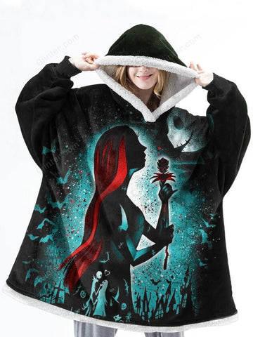 jack skellington blanket hoodie