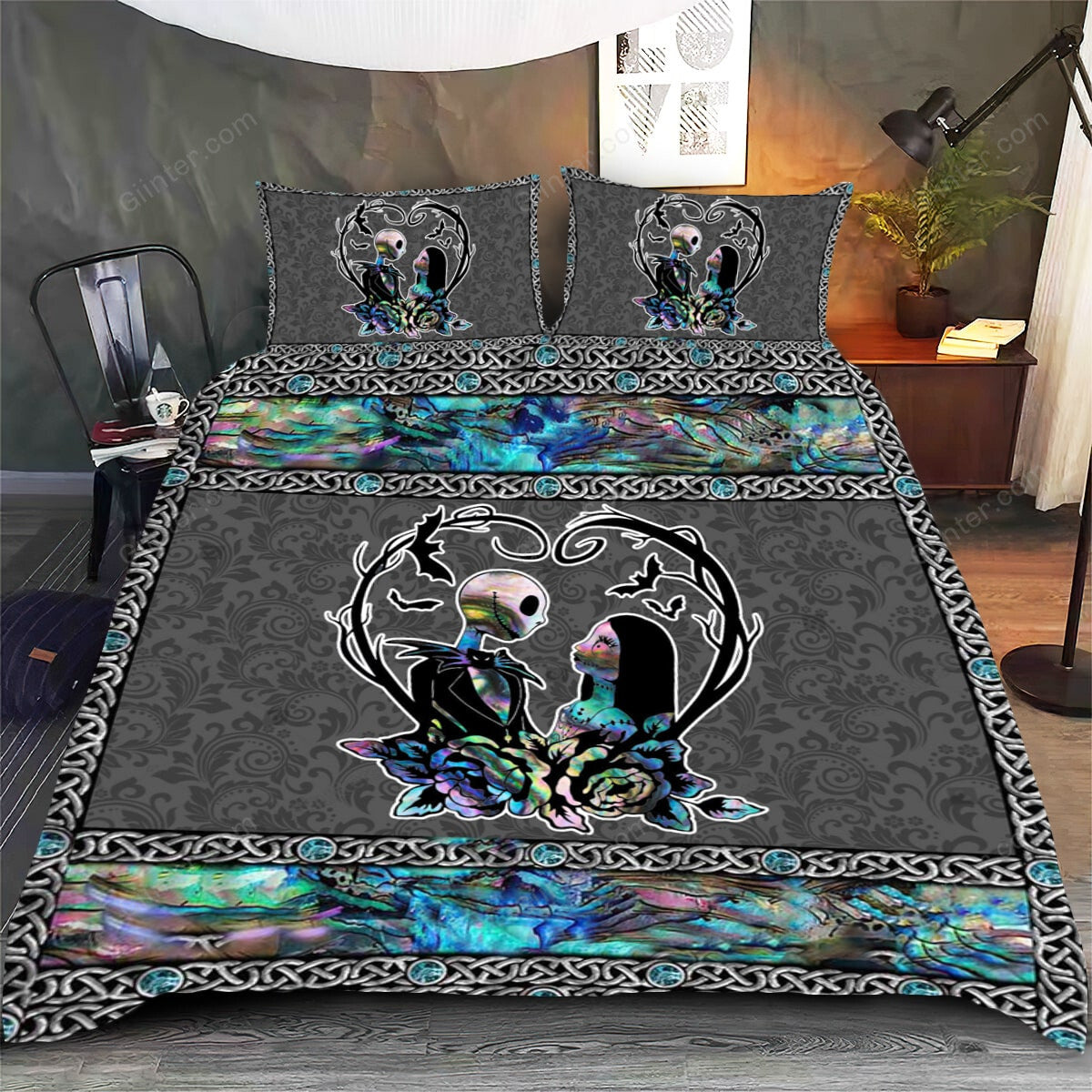 Jack & Sally Quilt Bedding Set GINNBC80398
