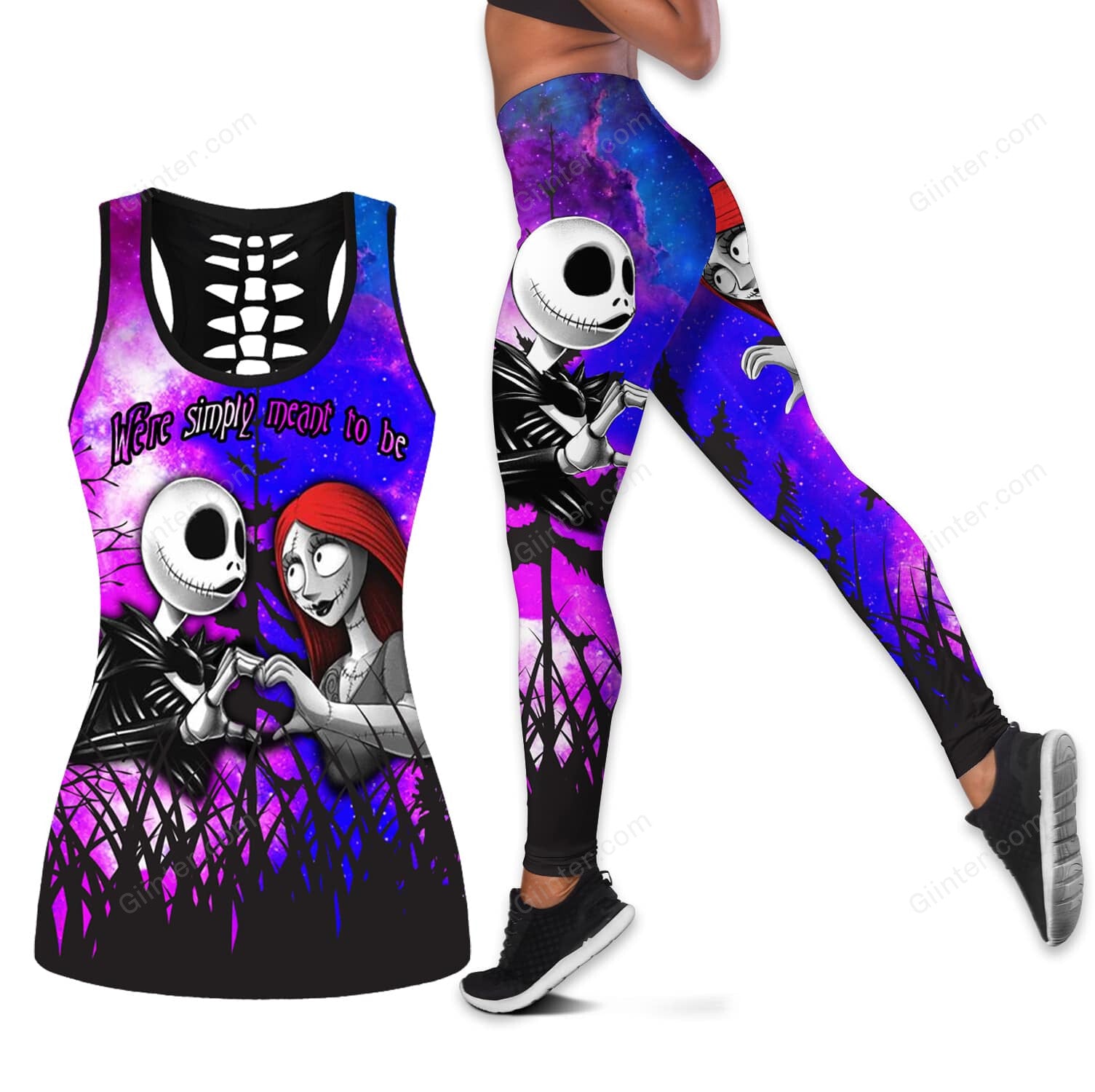 jack skellington tank top legging