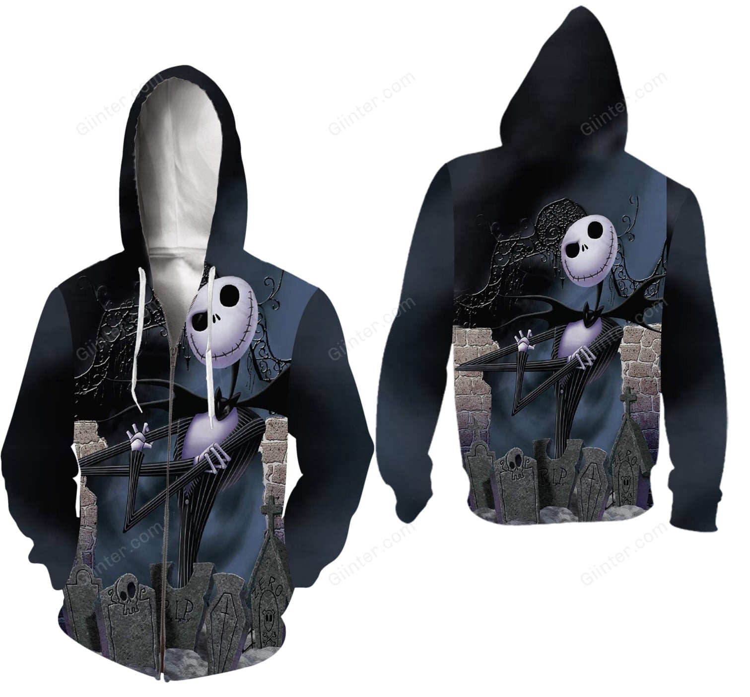 Jack Skellington 3D Shirts GINNBC77684