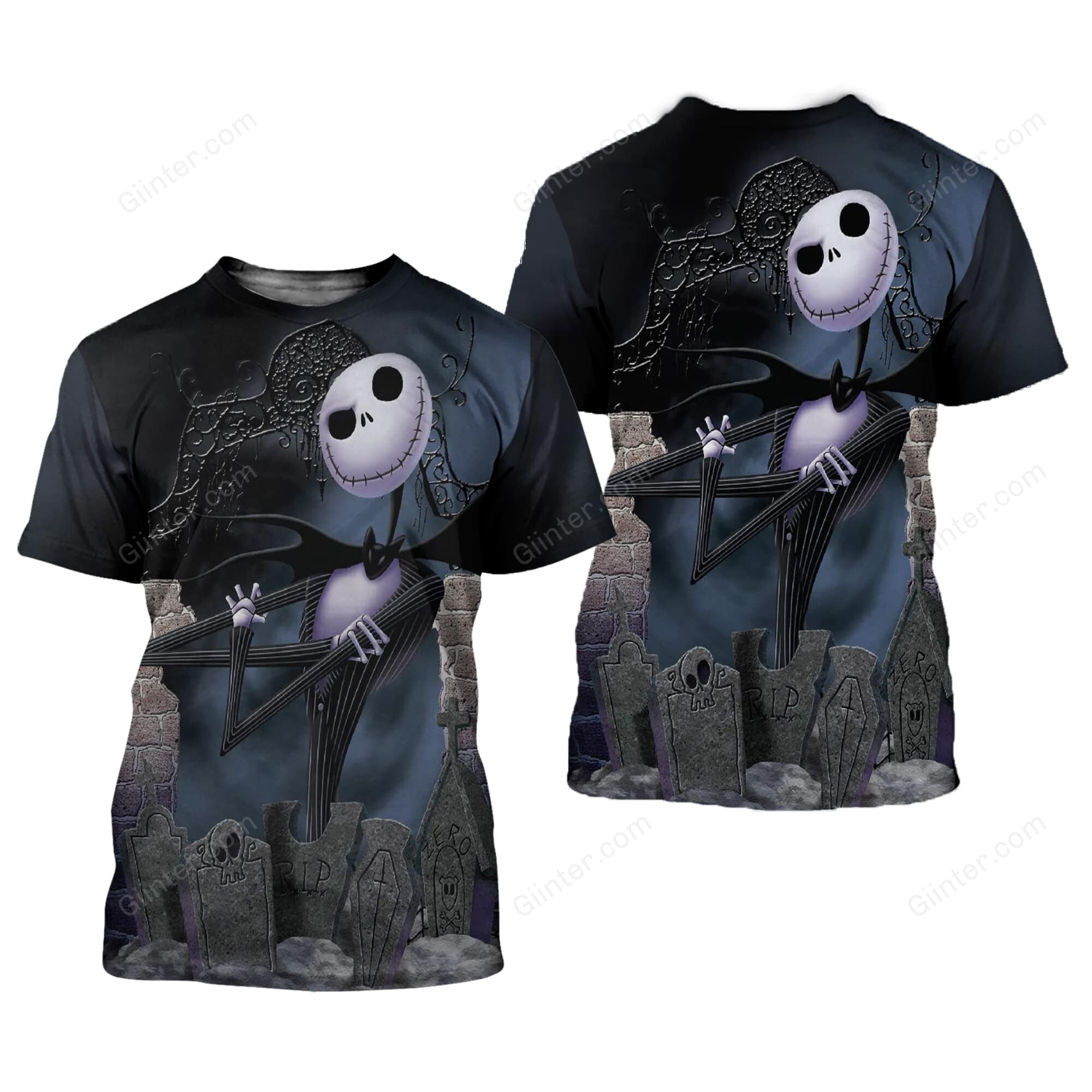 Jack Skellington 3D Shirts GINNBC77684