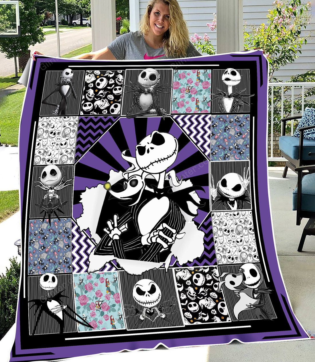 Jack Skellington Fleece Blanket GINNBC95506