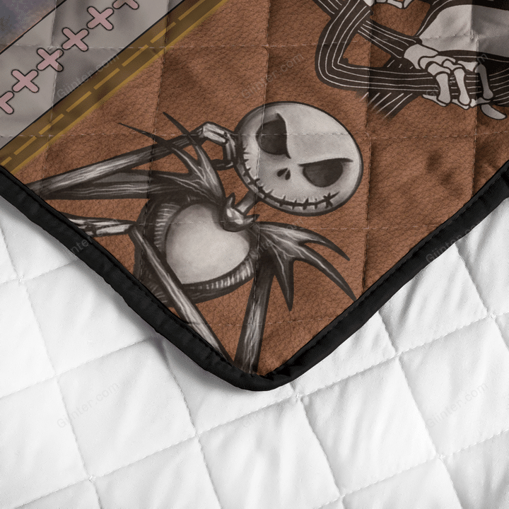 Jack Skellington Quilt Bedding Set 662