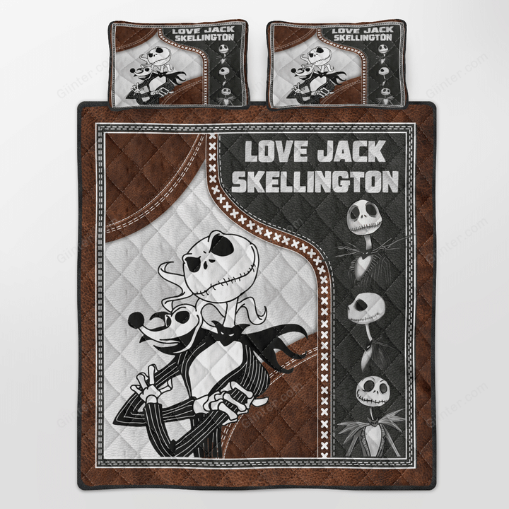 Jack Skellington Quilt Bedding Set 663