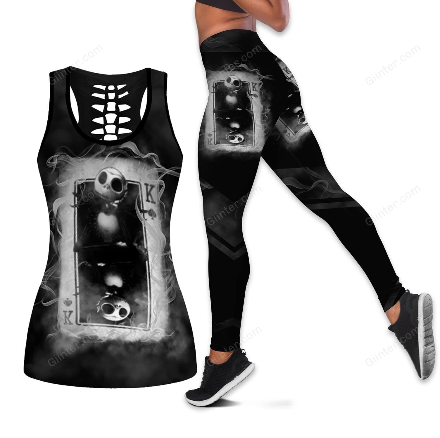 Jack Skellington Women Tank Top & Legging GINNBC00304
