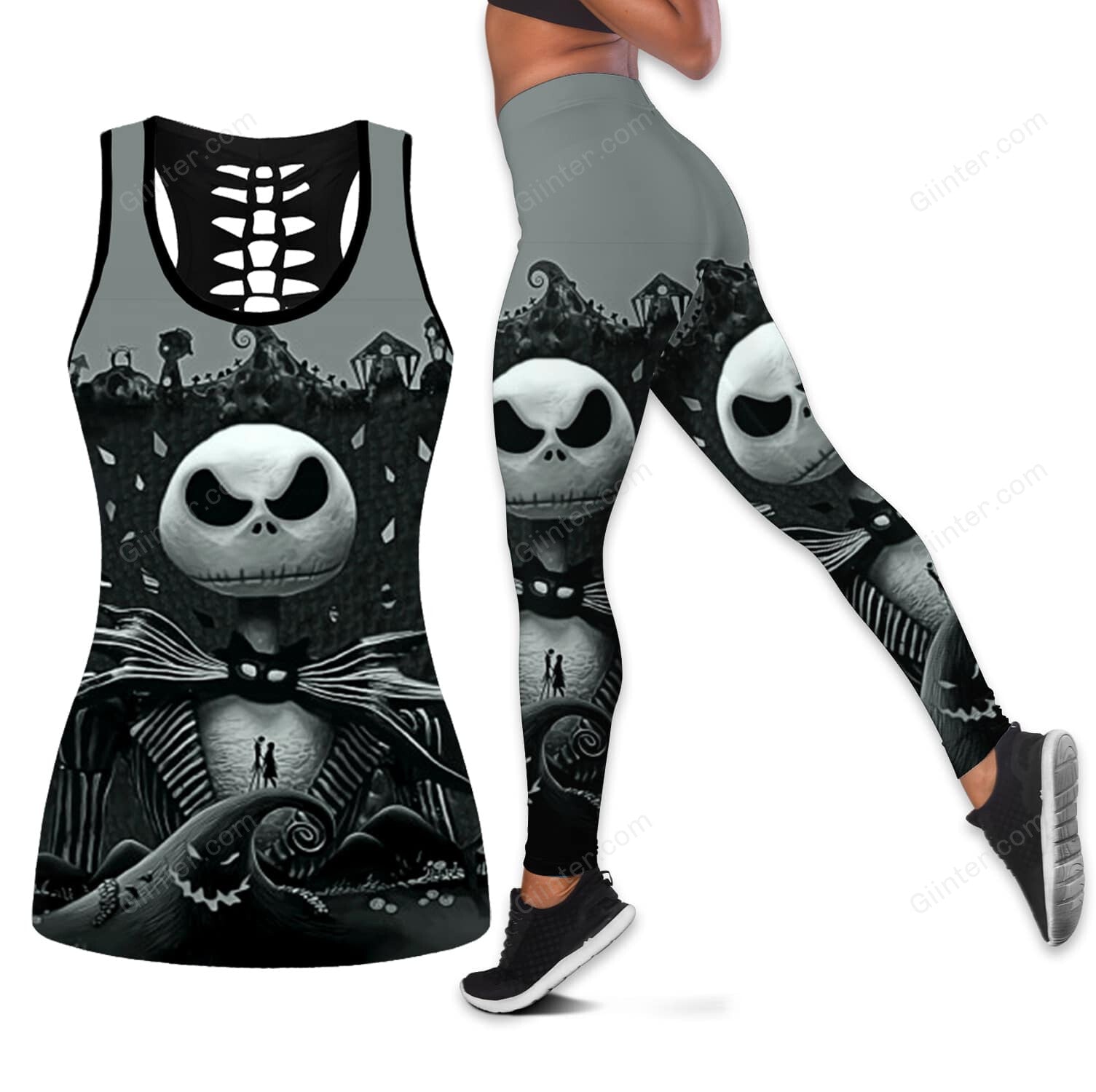 Jack Skellington Women Tank Top & Legging GINNBC00357