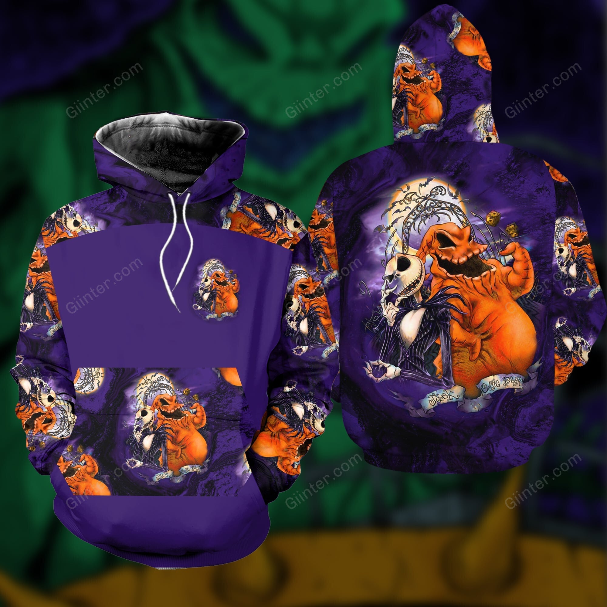 Jack Skellington & Oogie Boogie Combo Hoodie & Legging GINNBC84964