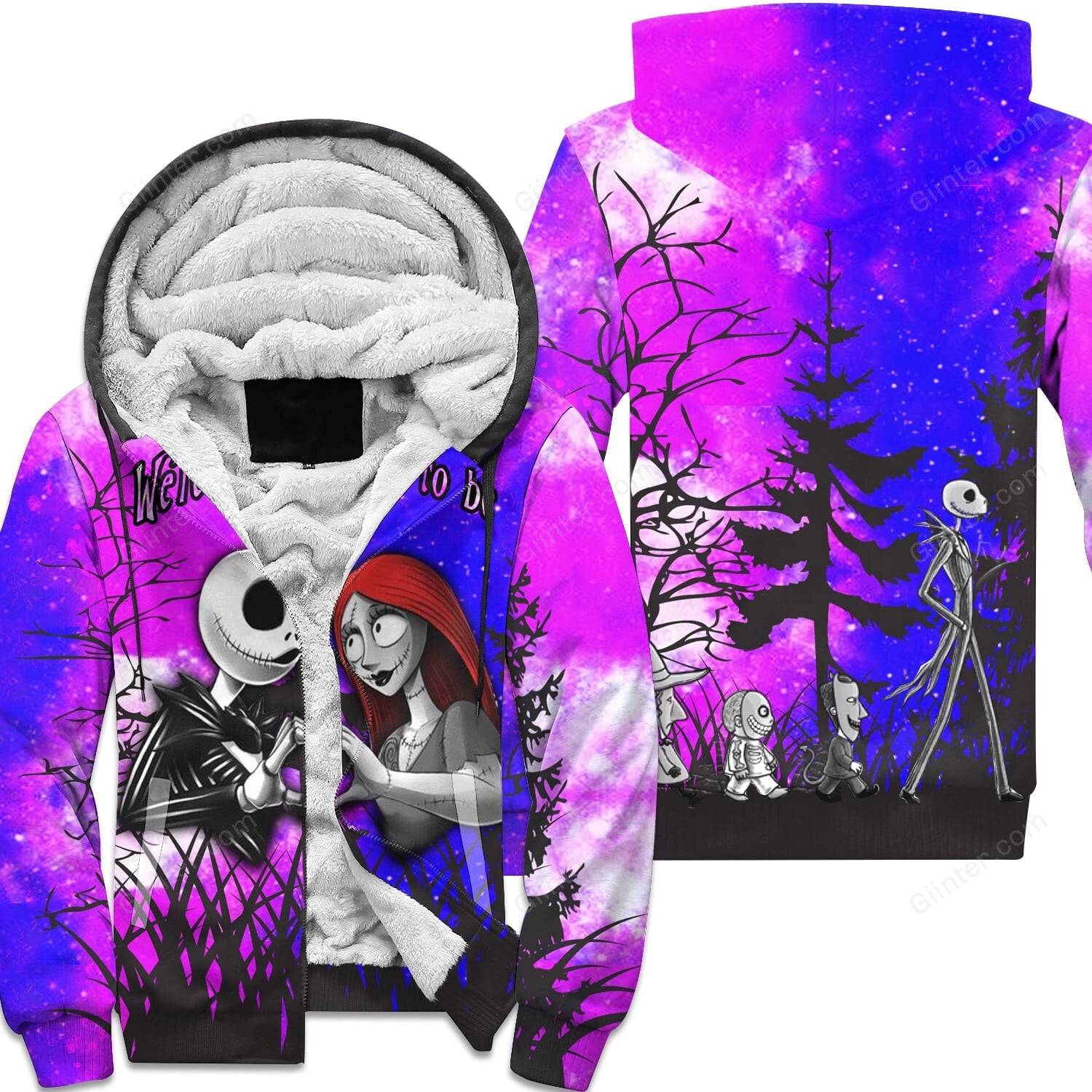 Jack Skellington & Sally 3D Shirts GINNBC76361