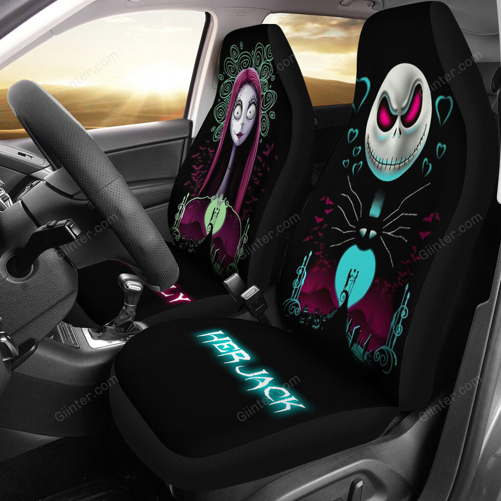 Jack Skellington & Sally Car Seat Cover
