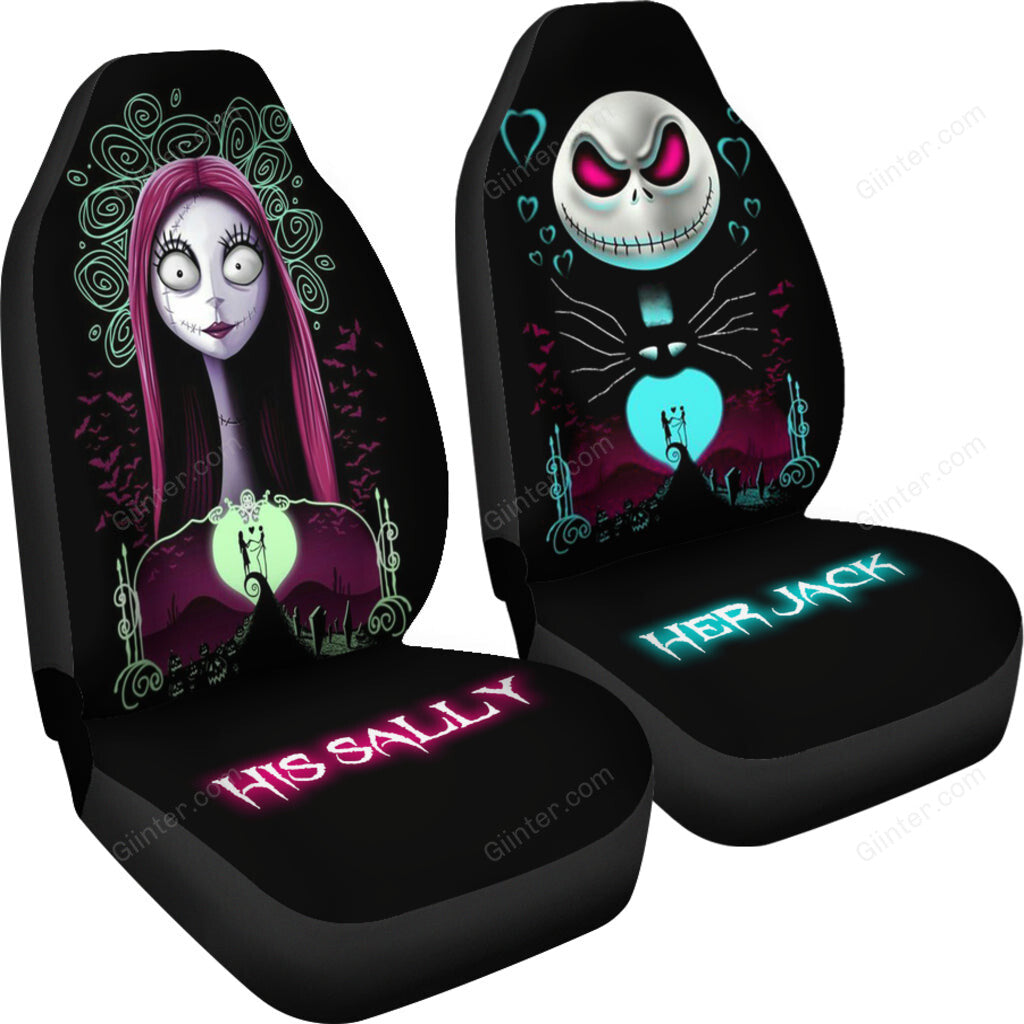 Jack Skellington & Sally Car Seat Cover