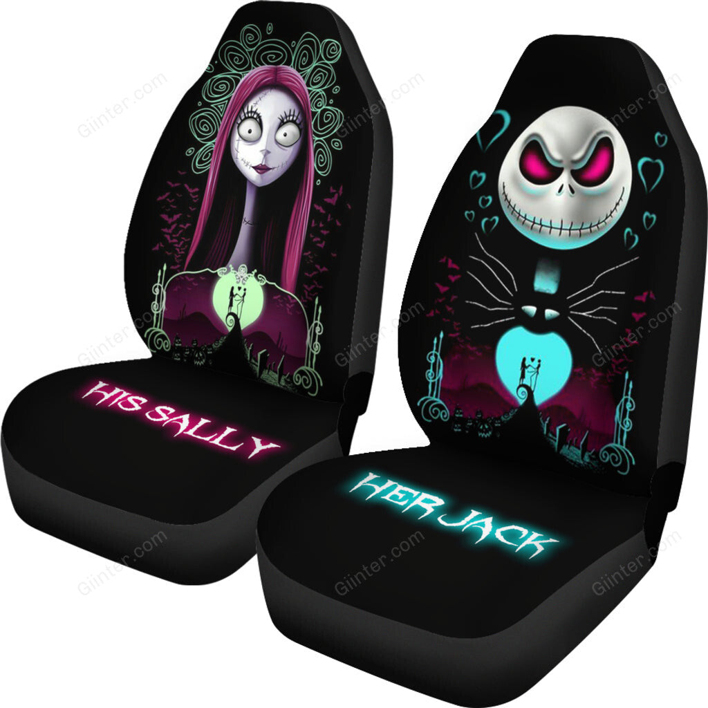 Jack Skellington & Sally Car Seat Cover