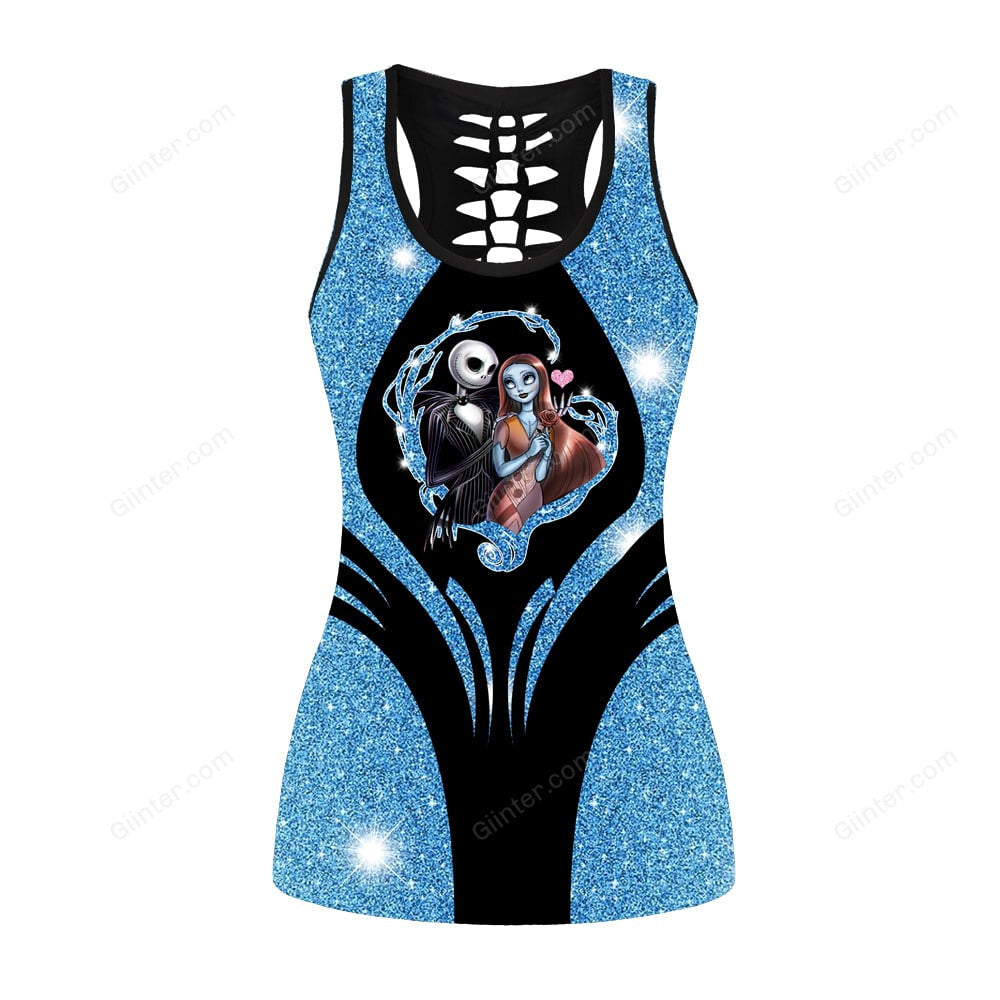 Jack Skellington & Sally Couple Women Tank Top & Leggings 648