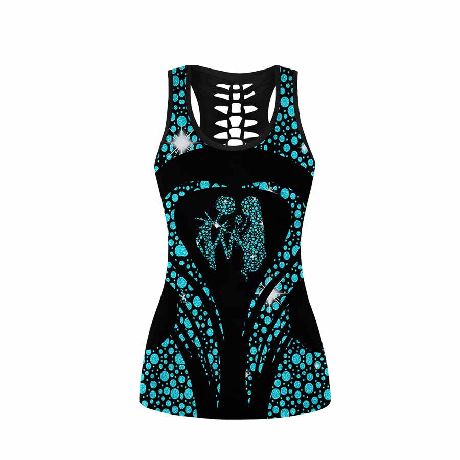 Jack Skellington & Sally Couple Women Tank Top & Leggings 598