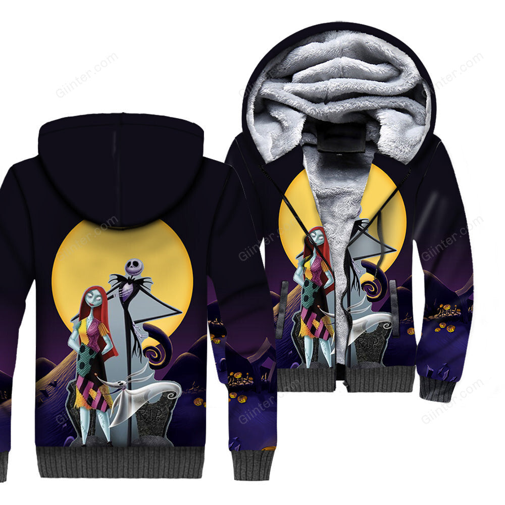 Jack Skellington & Sally Hoodie 3D All Over Printed Shirts For Men And Women 480