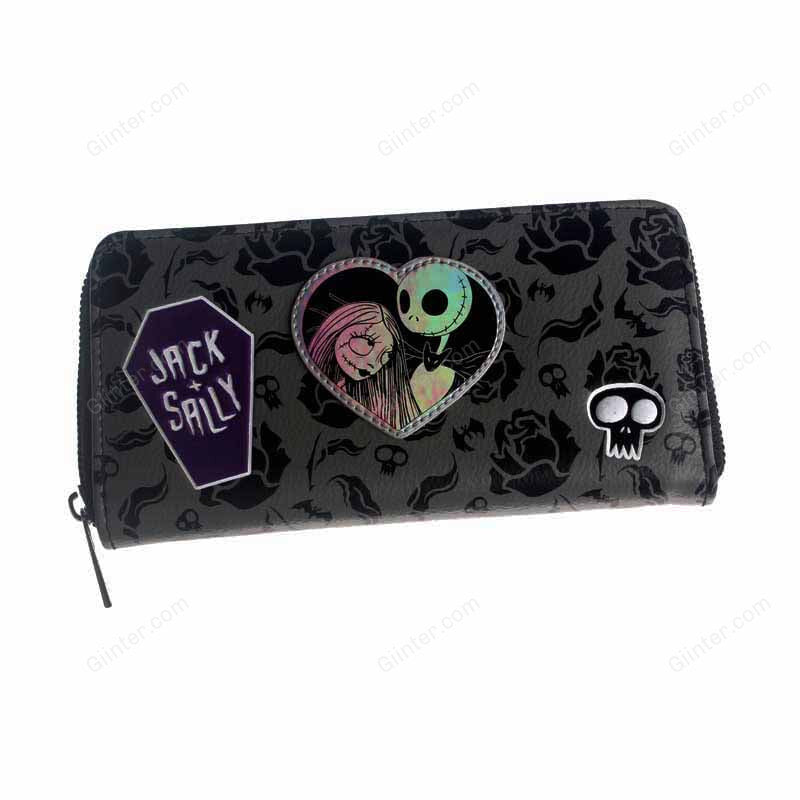 Jack Skellington & Sally Women Wallet Large Capacity Wallets Female Purse Lady Purses Card Holder 5066