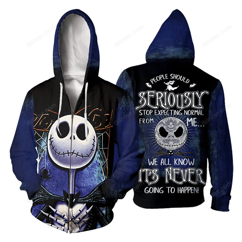 Jack Skellington - "People Should Seriously, Stop Expecting Normal From Me, We All Know It's Never Going To Happen!