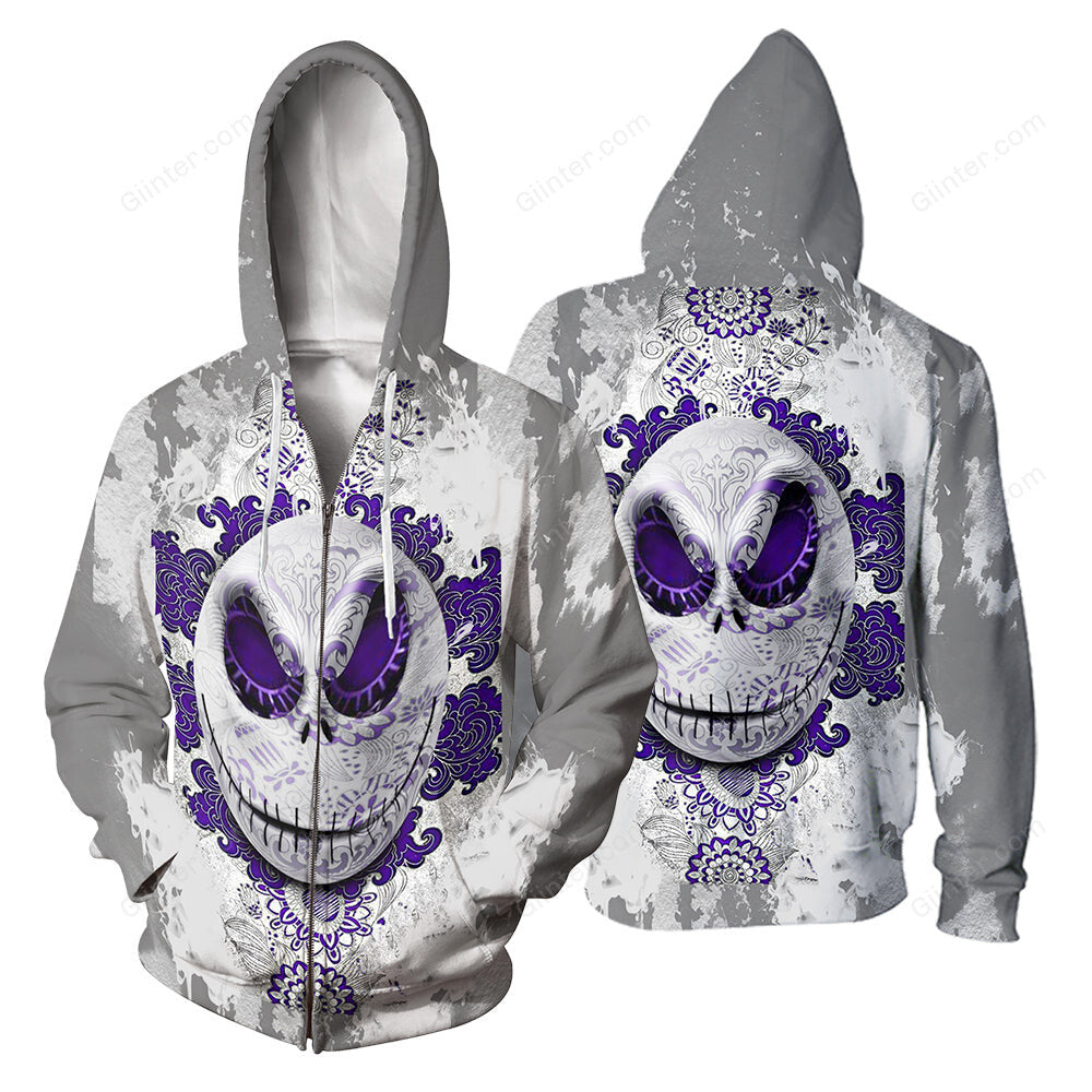Jack Skellington 3D All Over Printed Shirts For Men And Women 03