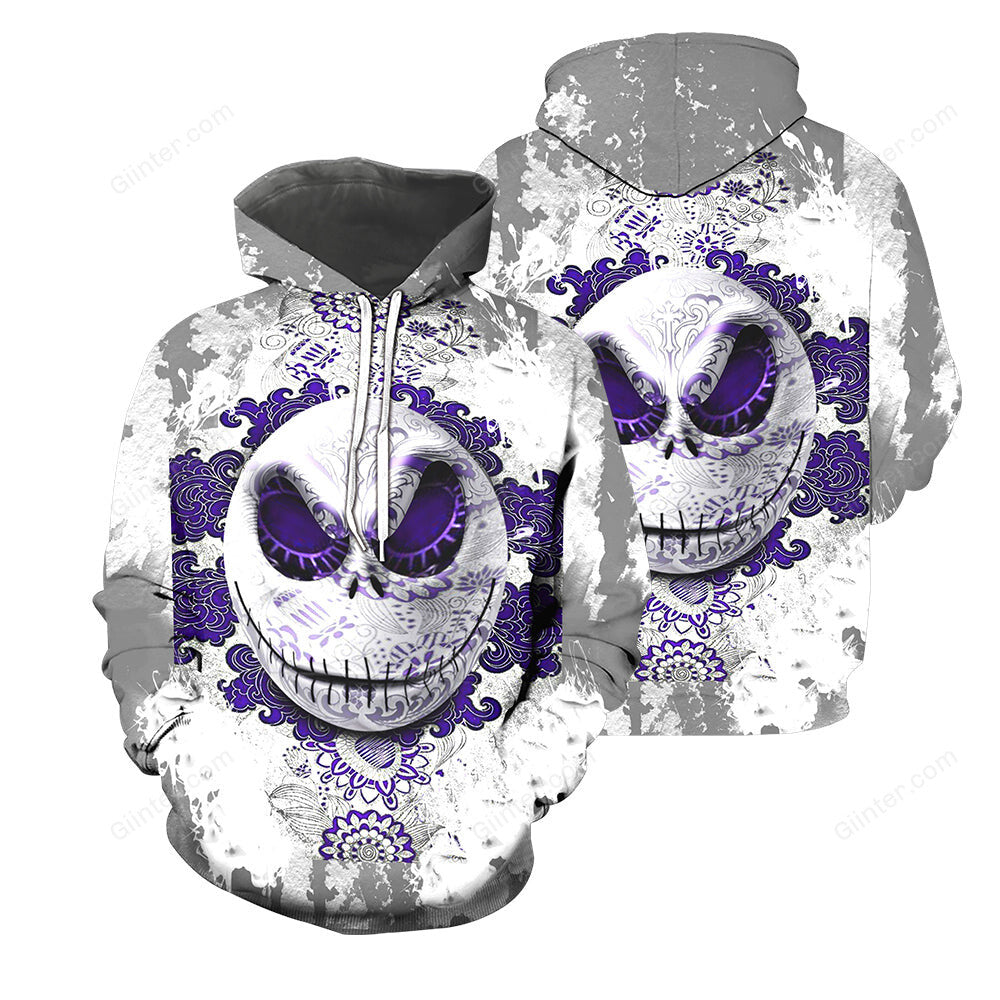 Jack Skellington 3D All Over Printed Shirts For Men And Women 03