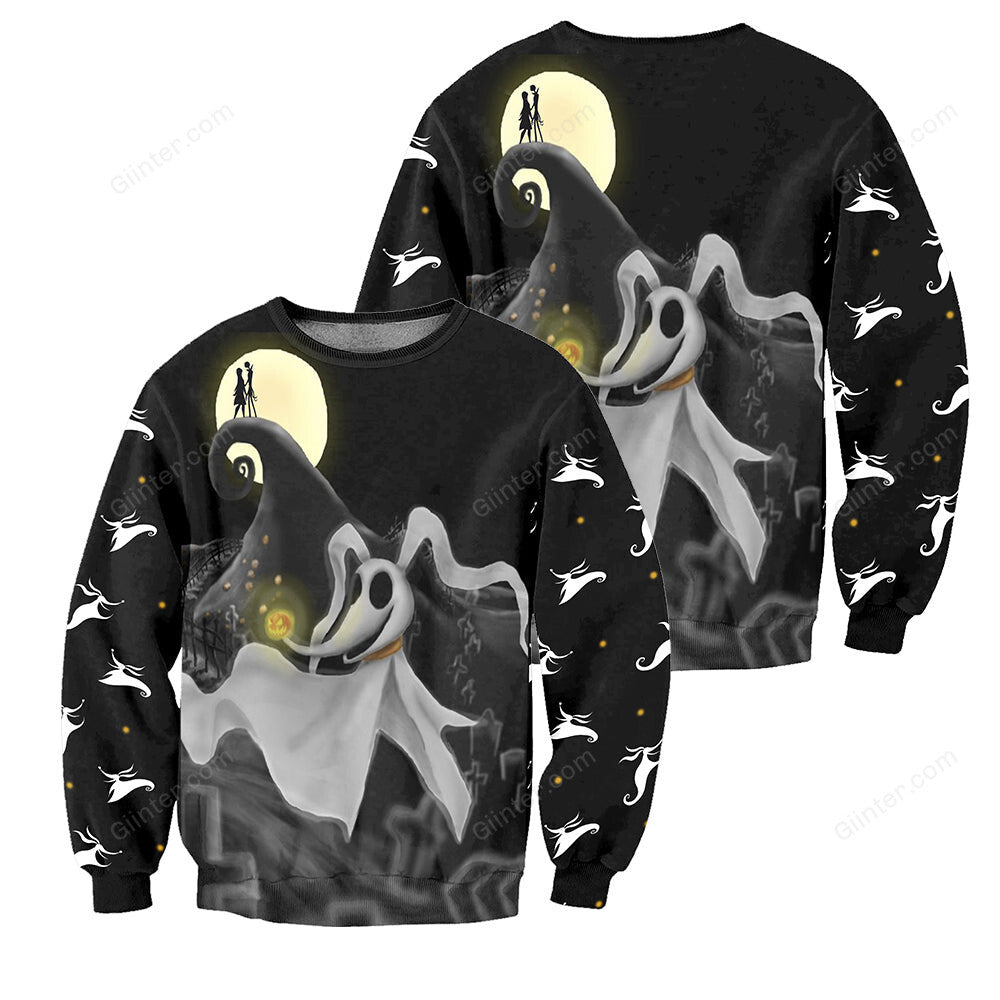 Jack Skellington 3D All Over Printed Shirts For Men And Women 069