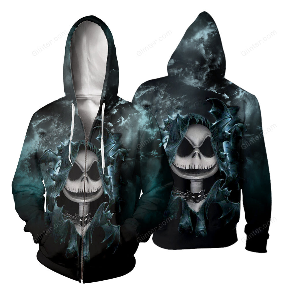 Jack Skellington 3D All Over Printed Shirts For Men And Women 07