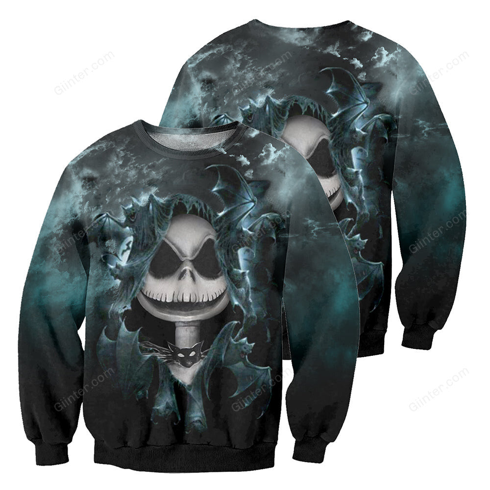 Jack Skellington 3D All Over Printed Shirts For Men And Women 07