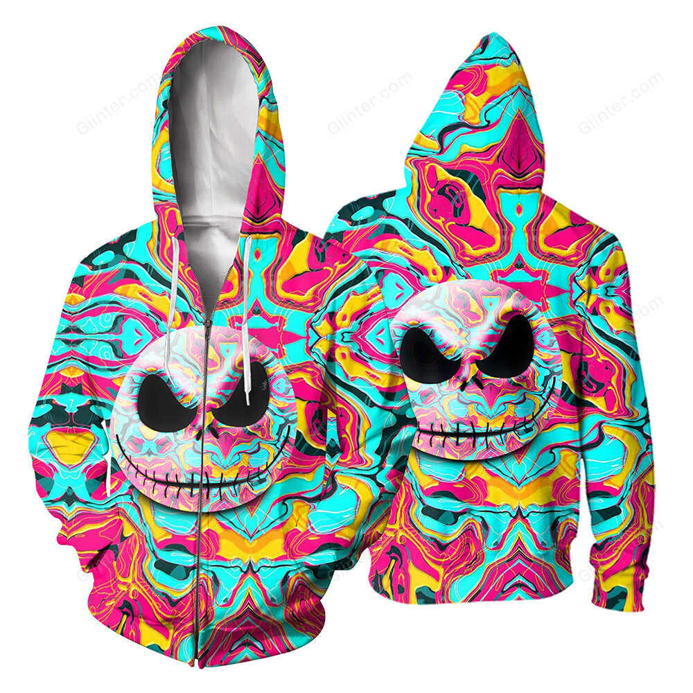 Jack Skellington 3D All Over Printed Shirts For Men And Women 09