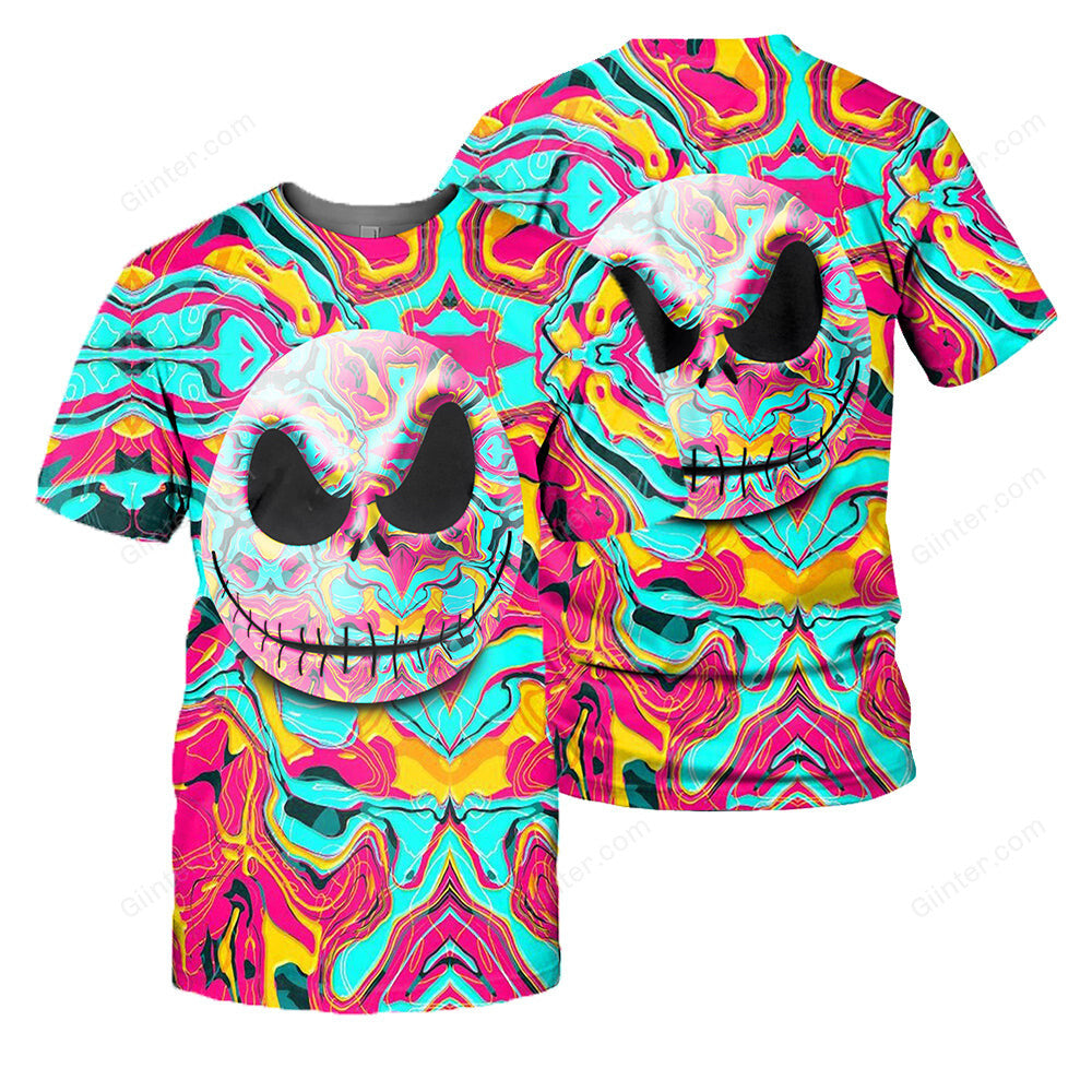 Jack Skellington 3D All Over Printed Shirts For Men And Women 09