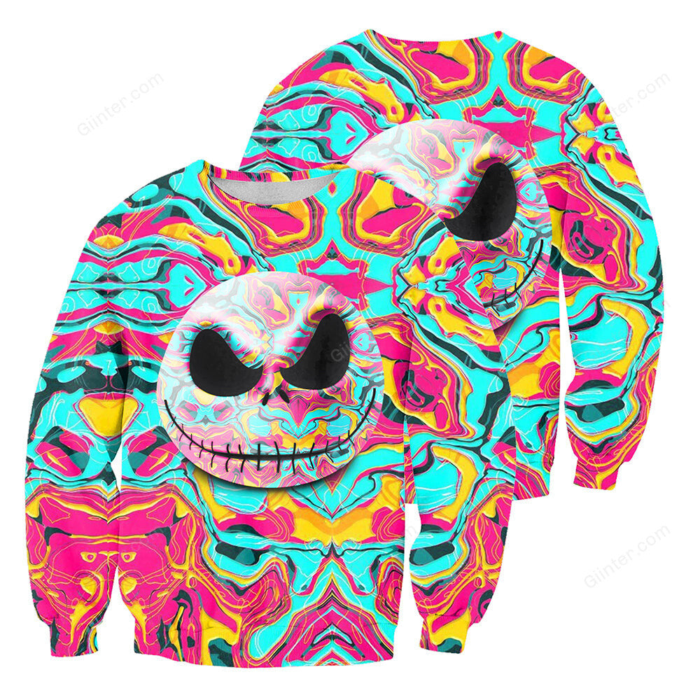 Jack Skellington 3D All Over Printed Shirts For Men And Women 09