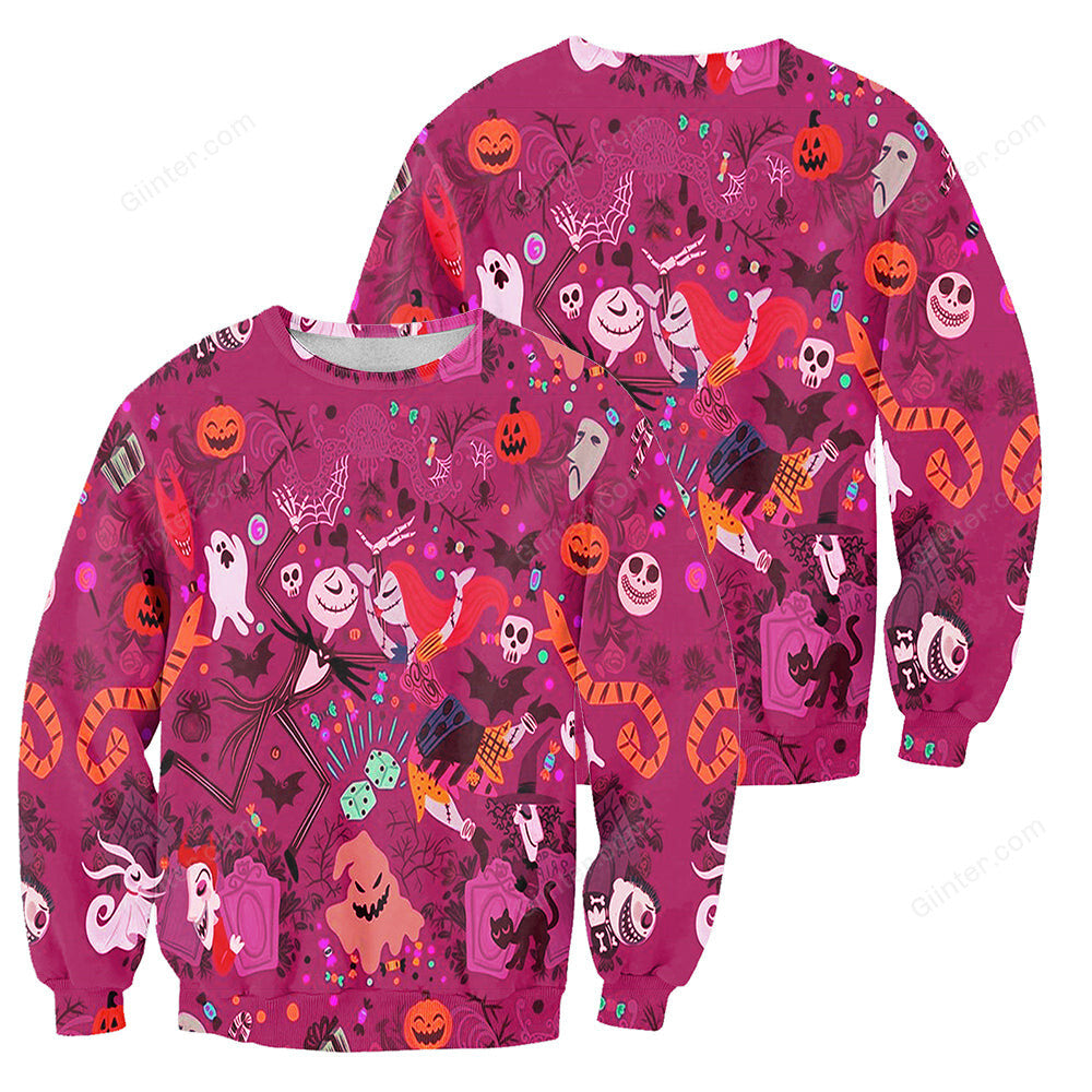Jack Skellington 3D All Over Printed Shirts For Men And Women 11