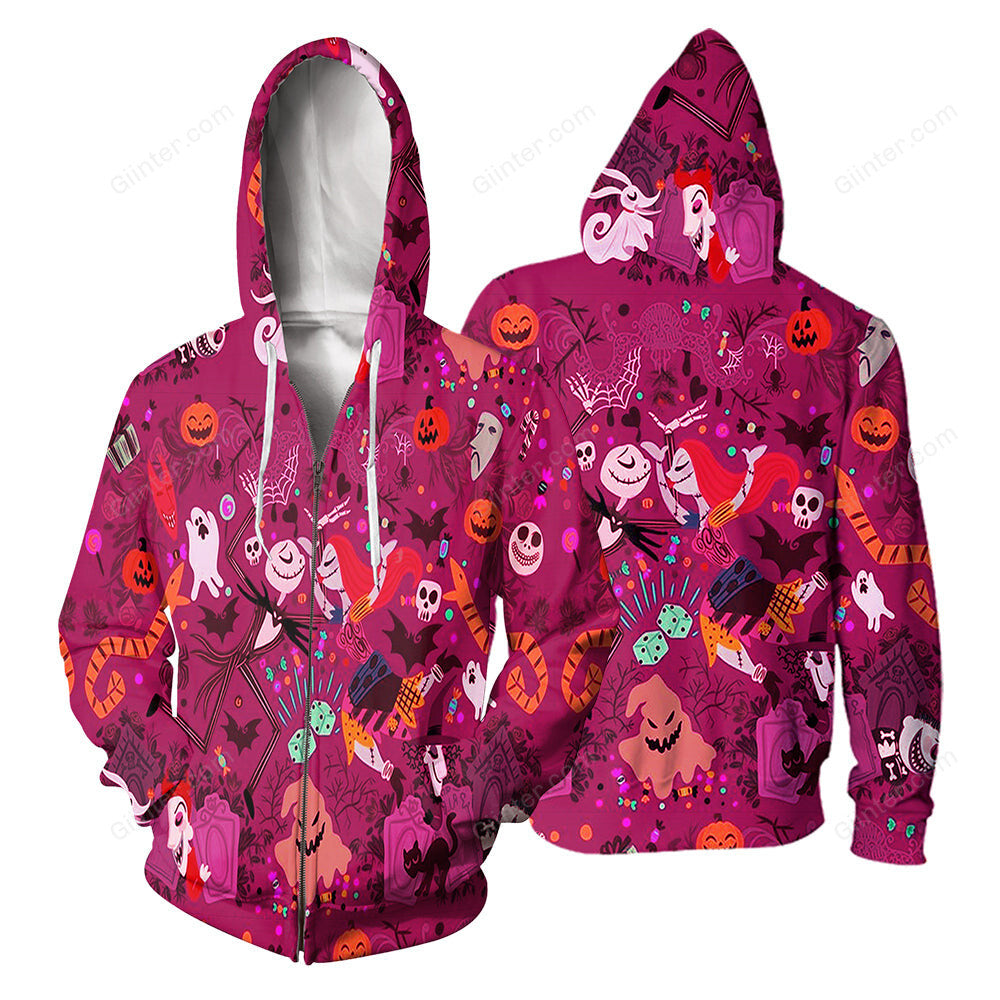 Jack Skellington 3D All Over Printed Shirts For Men And Women 11