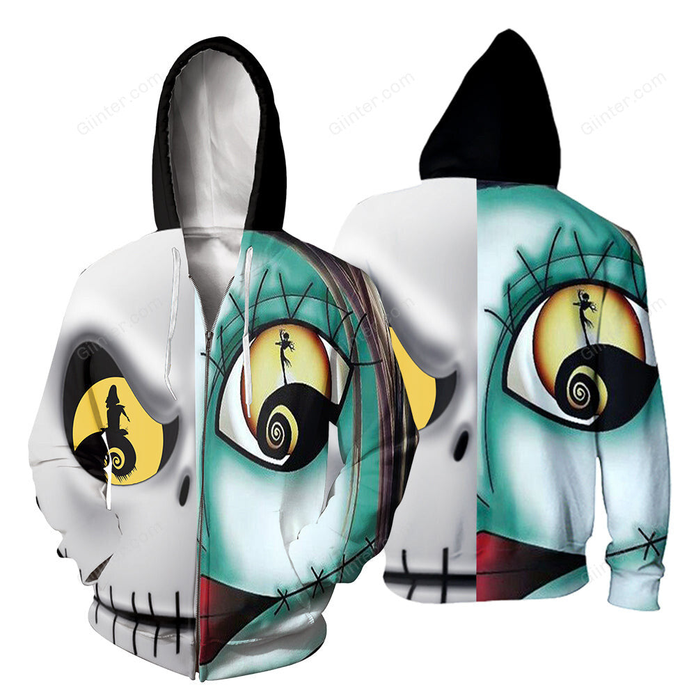 Jack Skellington 3D All Over Printed Shirts For Men And Women 12