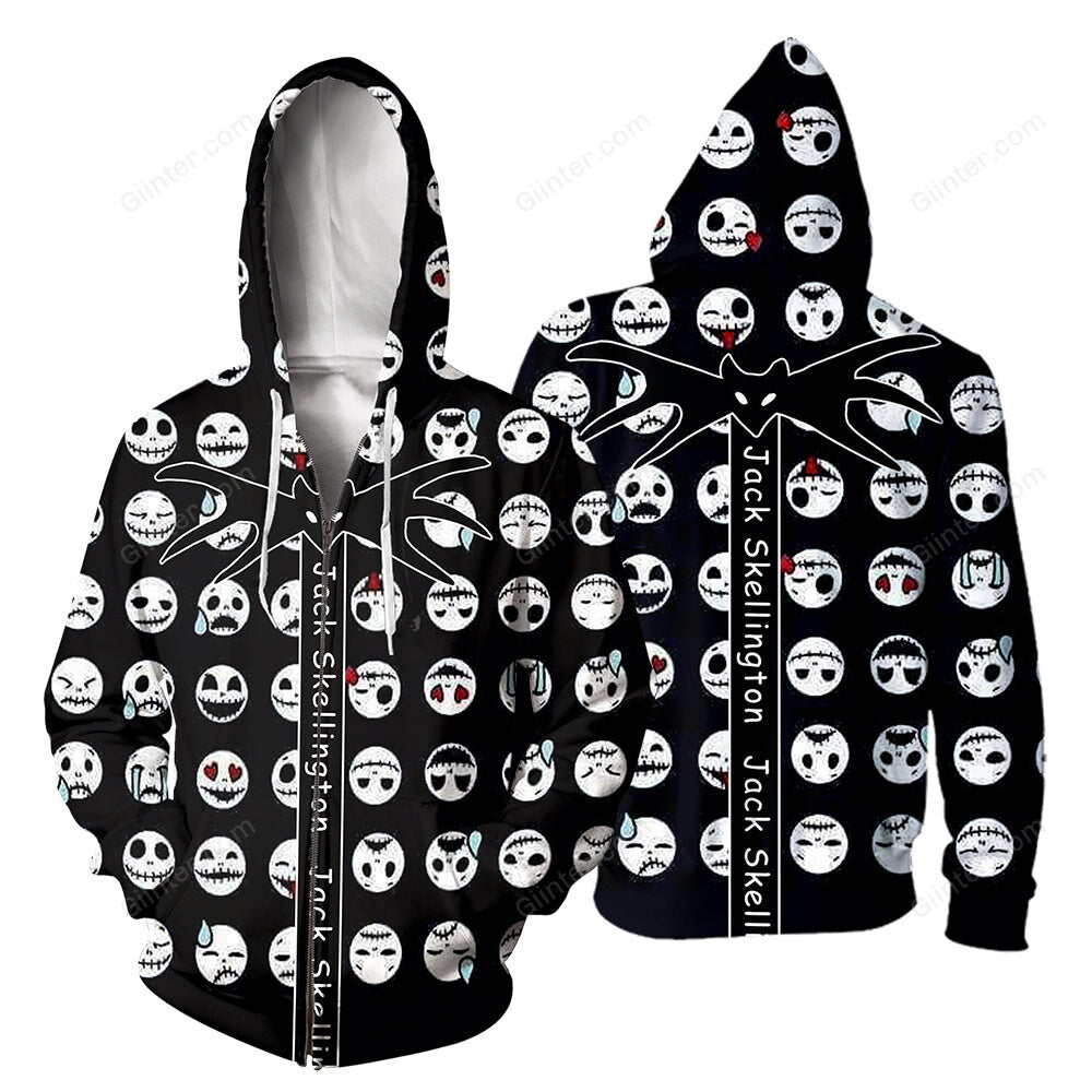 Jack Skellington 3D All Over Printed Shirts For Men And Women 15