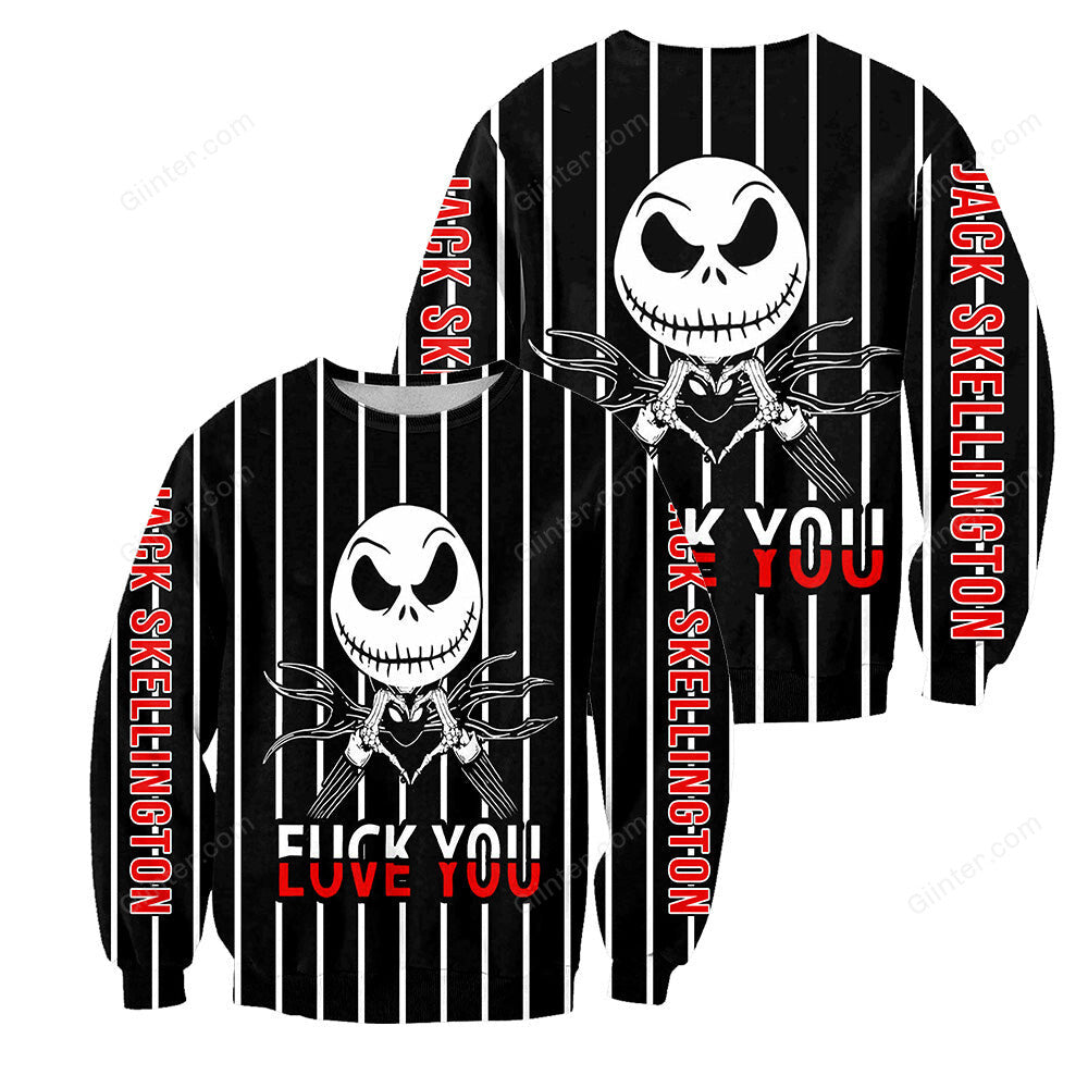 Jack Skellington 3D All Over Printed Shirts For Men And Women 154